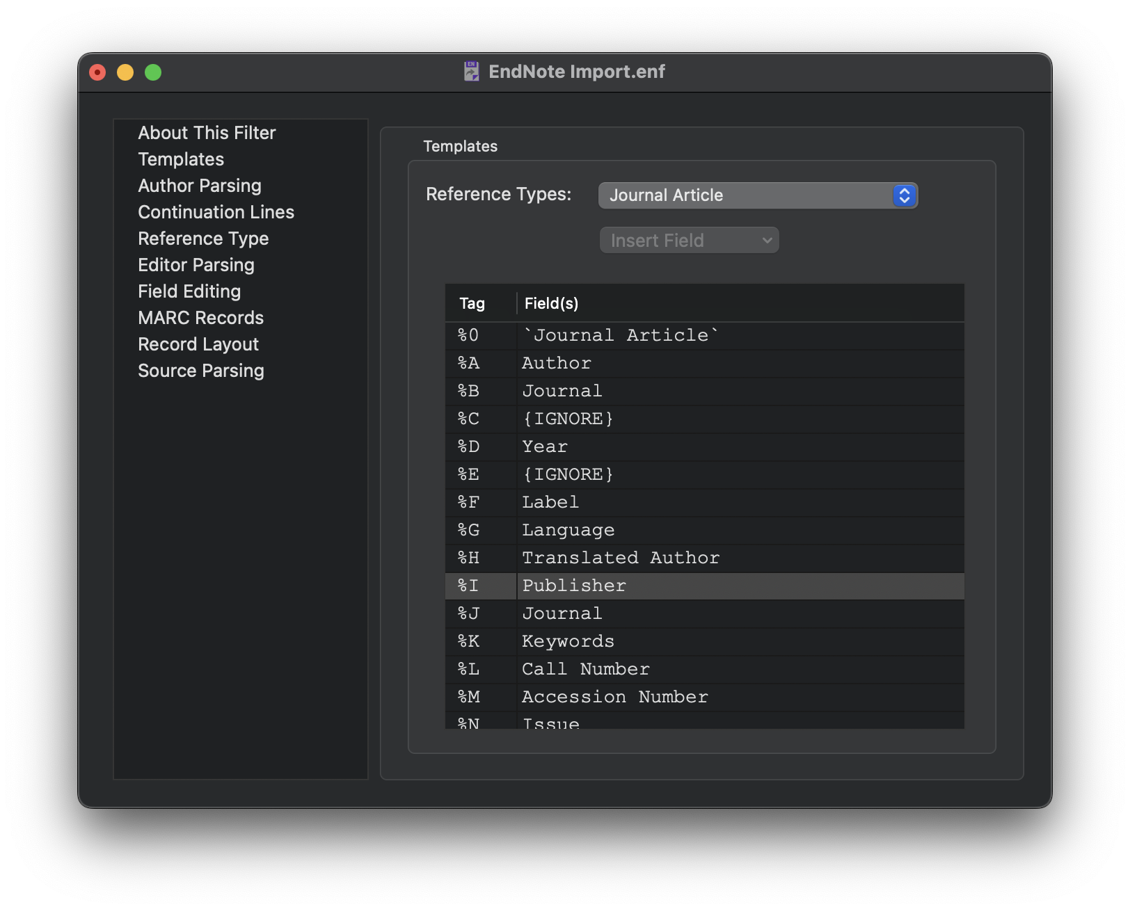 Endnote Import