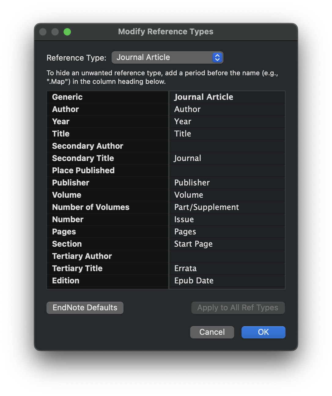 Modify ref